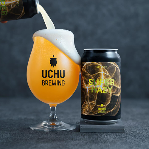 うちゅうブルーイング / スーパーヘイジー (DDH DIPA) 350ml缶 [UCHU BREWING / SUPER HAZY]