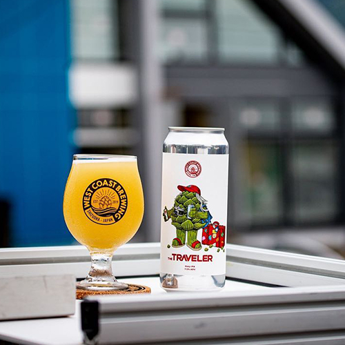ウエストコーストブルーイング / ザ・トラベラー (Hazy IPA) 500ml缶 [West Coast Brewing / The Traveler]