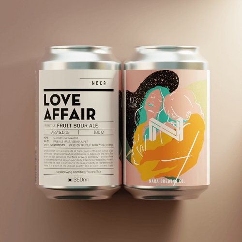 奈良醸造 / ラヴ アフェア (Fruit Sour Ale) 350ml缶 [Nara Brewing Co. / LOVE AFFAIR]