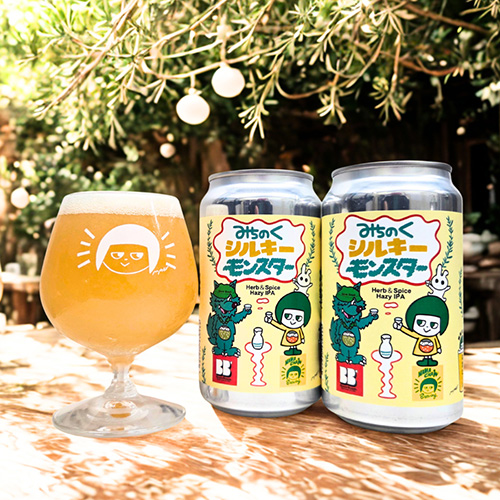 NAMACHAん Brewing / みちのくシルキーモンスター (Herb & Spice Hazy IPA) 350ml缶 [NAMACHAN Brewing / Michinoku Silky Monster]