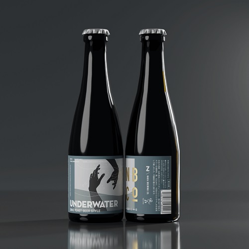 奈良醸造 x 油長酒造 (風の森) / アンダーウォーター (Sake Yeast Beer) 375ml瓶 [Nara Brewing x Yucho (Kaze no Mori) / UNDERWATER]