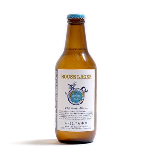 志賀高原ビール / ハウスラガー 2.02 金紋錦 (Rice Lager) 330ml瓶 [Shiga Kogen Beer / HOUSE LAGER 2.02 Kinmon Nishiki]