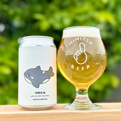 ひみつビール / オルカ (Pale Ale with Natsumikan) 350ml缶 [Himitsu Beer / ORCA]