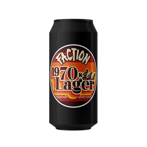ファクションブリューイング / 1970年代ラガー 473ml缶 [Faction Brewing / 1970’s Lager]