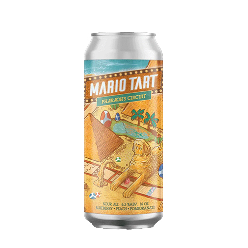 エイトビット / マリオタート: ファラオ・サーキット (Sour Ale w/ Blueberry, Peach & Pomegranate) 473ml缶 [8 bit Brewing Company / Mario Tart: Pharaohs Circuit]