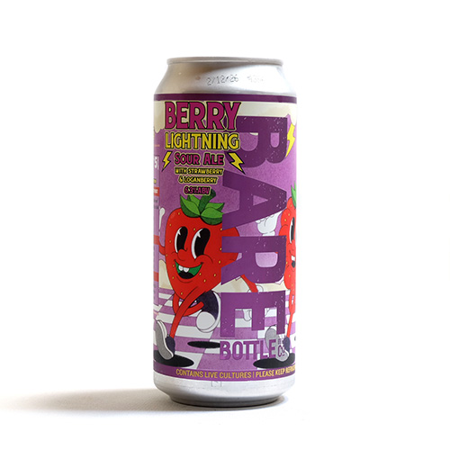 ベアボトルブリューイング / ベリー・ライトニング (Sour Ale with Strawberry and Loganberry) 473ml缶 [Barebottle Brewing Co. / Berry Lightning]