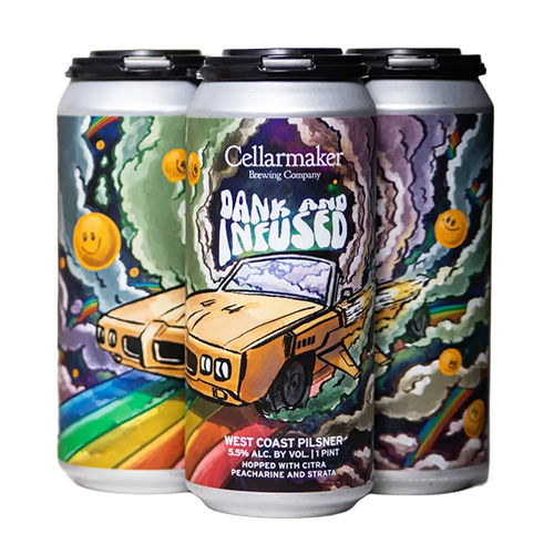 (空輸) セラーメイカー / ダンク・アンド・インフューズド (West Coast Pilsner) 473ml缶 [Cellarmaker / Dank and Infused]