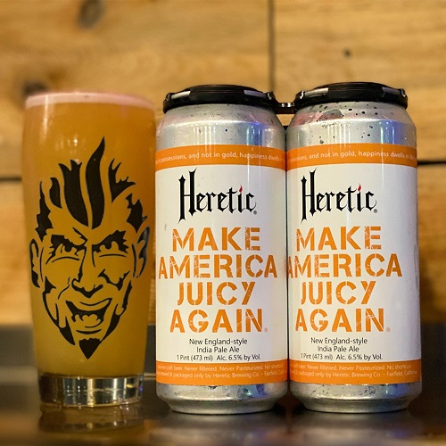 ヘレティック / メイク アメリカ ジューシー アゲイン (New England IPA) 473ml缶 [Heretic Brewing / Make America Juicy Again]