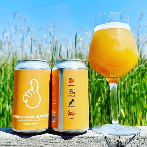 ひみつビール / フレッシュピックセゾン (Farmhouse Ale) 350ml缶 [Himitsu Beer / FRESH PICK SAISON]