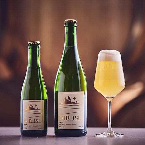 フェアアイル / 花⾒ (Oak-aged Ale with Sakura Sencha Tea) 750ml瓶 [Fair Isle Brewing / Hanami]