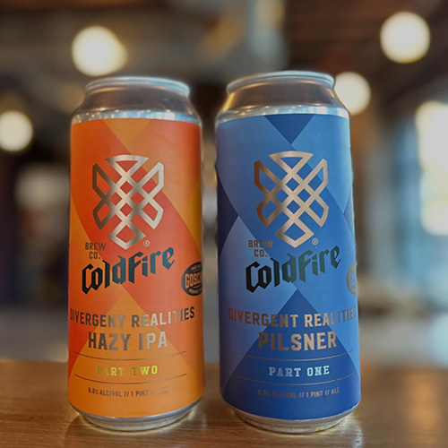 コールドファイア / ダイバージェント・リアリティーズ - ヘイジーIPA (Hazy DIPA) 473ml缶 [ColdFire Brewing / Divergent Realities Hazy IPA]