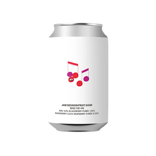 ソウルブルワリー x クラフトロックブルーイング / ジャムセッションフルーツサワー (Fruited Sour) 355ml缶 [Seoul Brewery x CRAFTROCK BREWING / JAM SESSION FRUIT SOUR]