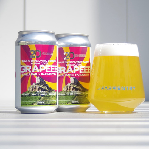 ファーメンタリー / グレーピー (Grape Skin Contact Saison) 360ml缶 [FARMENTRY / GRAPEEE]