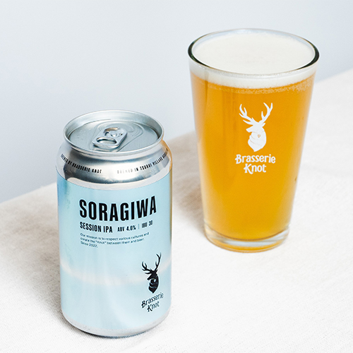 ブラッスリーノット / ソラギワ (Session IPA) 360ml缶 [Brasserie Knot / SORAGIWA]