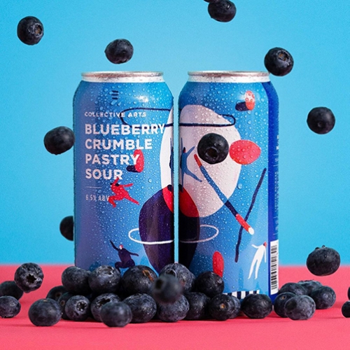 コレクティブアーツ / ブルーベリークランブルペストリーサワー (Fruited Sour) 473ml缶 [Collective Arts / Blueberry Crumble Pastry Sour]