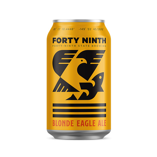 フォーティーナインス・ステート / ブロンド・イーグル・エール (Spruce Tip Blonde Ale) 355ml缶 [49th State Brewing / Blonde Eagle Ale]