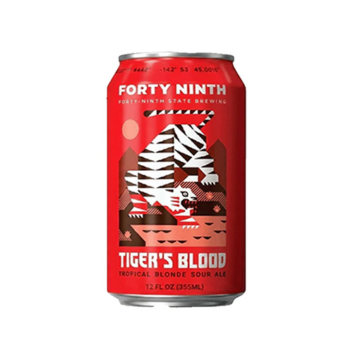フォーティーナインス・ステート / タイガーズ・ブラッド (Blonde Sour Ale) 355ml缶 [49th State Brewing / Tiger’s Blood]