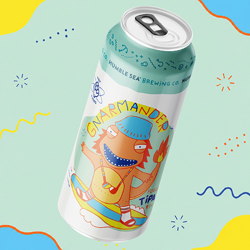 (空輸) ハンブルシー / ナーマンダー (Hop Fused Foggy TIPA) 473ml缶 [Humble Sea Brewing Co. / Gnarmander]