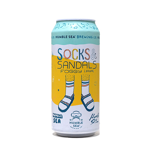 (空輸) ハンブルシー / ソックス・アンド・サンダルズ (DDH Foggy IPA) 473ml缶 [Humble Sea Brewing Co. / Socks & Sandals]