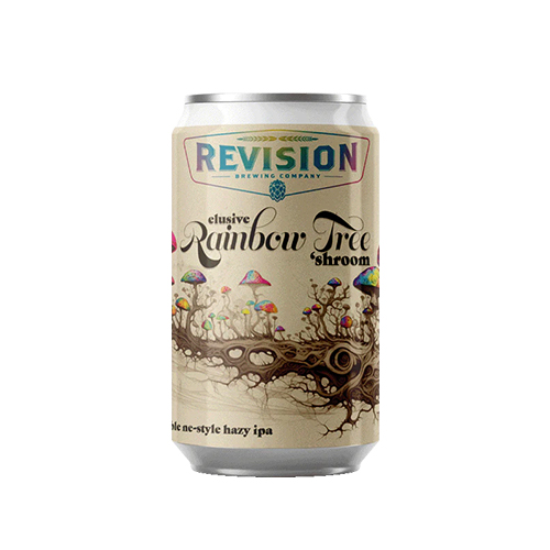 リヴィジョン / エルーシブ・レインボー・ツリー・シュルーム (Northeast-Style Hazy DIPA) 355ml缶 [Revision / Elusive Rainbow Tree ’Shroom]