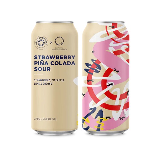 コレクティブアーツ / ストロベリー ピニャコラーダ サワー (Fruited Sour) 473ml缶 [Collective Arts / Strawberry Pi&ntilde;a Colada Sour]