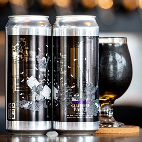 ウエストコーストブルーイング / ダブル・スランバー・パーティー (Big Boy Long Boil Imperial Stout w/Coconut Pur&eacute;e and Pistachio) 500ml缶 [West Coast Brewing / Double Slumber Party]