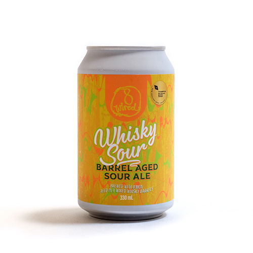 エイトワイヤード / ウイスキー・サワー (Whisky Barrel Aged Sour Ale) 330ml缶 [8 Wired Brewing / Whisky Sour]