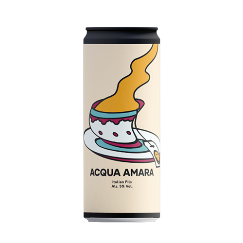 ビリフィーチョ・ウォー / アックア・アマーラ (Italian Pilsner) 330ml缶 [Birrificio WAR / Acqua Amara]