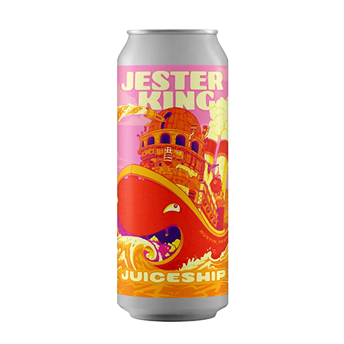 ジェスターキング / ジュースシップ (Kveik Hazy IPA with Pineapple & Orange) 473ml缶 [Jester King / Juiceship]