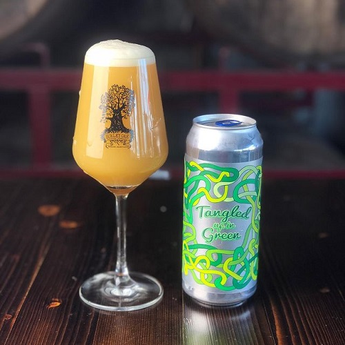 バーリーオーク / タングルド アップ イン グリーン 473ml缶 [Burley Oak / Tangled up in Green Triple Hazy IPA]