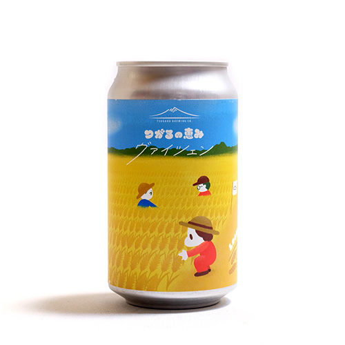 津軽醸造 / つがるの恵み ヴァイツェン 350ml缶 [Tsugaru Brewing Co. / Tsugaru no Megumi Weizen]