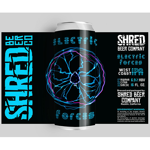 シュレッド / エレクトリックフォーセズ (West Coast IPA) 473ml缶 [Shred Beer Company / Electric Forces]