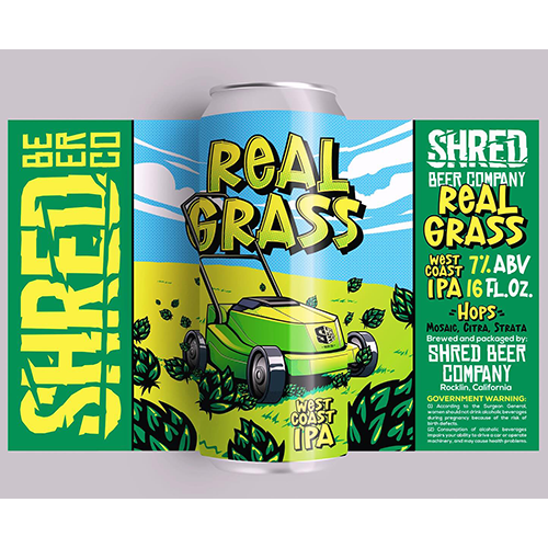 シュレッド / リアルグラス (West Coast IPA) 473ml缶 [Shred Beer Company / Real Grass]