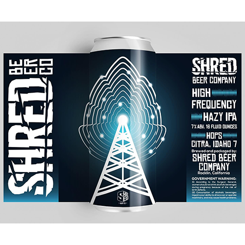 シュレッド / ハイ・フリーケンシー (Hazy IPA) 473ml缶 [Shred Beer Company / High Frequency]