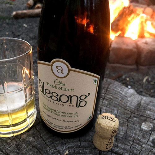 エールソング / タッチオブブレット 2022 (Dry-hopped Farmhouse Ale) 500ml瓶 [Alesong / Touch of Brett '22]