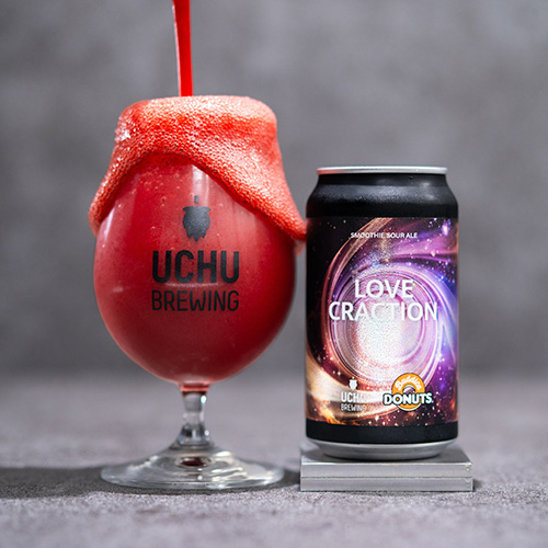 うちゅうブルーイング / ラブ・クラクション (Smoothie Sour Ale) 350ml缶 [UCHU BREWING / LOVE CRACTION]