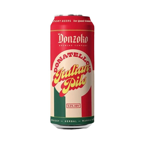 ドンゾコ / ドナテッロズ・イタリアン・ピルス (Italian Pilsner) 500ml缶 [Donzoko Brewing Company / Donatello’s Italian Pils]