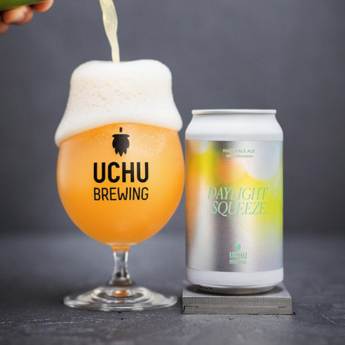 うちゅうブルーイング / デイライト・スクイーズ (Hazy Pale Ale w/ Shikuwasa) 350ml缶 [Uchu Brewing / DAYLIGHT SQUEEZE]