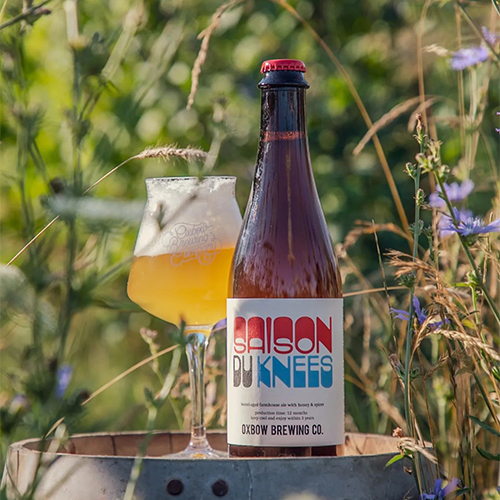 オックスボウ / セゾン・デュ・ニーズ (Barrel Aged Saison with Honey and Spices) 500ml瓶 [Oxbow / Saison du Knees]