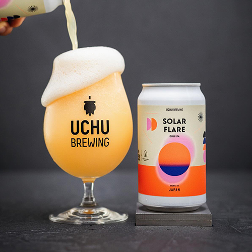 うちゅうブルーイング x フュルスト・ウィアチェク / ソーラーフレア (DDH IPA) 350ml缶 [UCHU BREWING / SOLAR FLARE W/FUERST WIACEK]