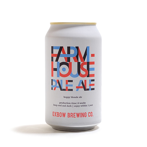 オックスボウ / ファームハウスペールエール (Hoppy Blonde Ale) 355ml缶 [Oxbow Brewing Company / Farmhouse Pale Ale]
