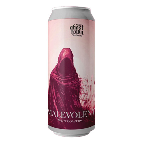 (空輸) ゴーストタウン / マレヴォレント (West Coast IPA) 473ml缶 [Ghost Town Brewing / Malevolent]