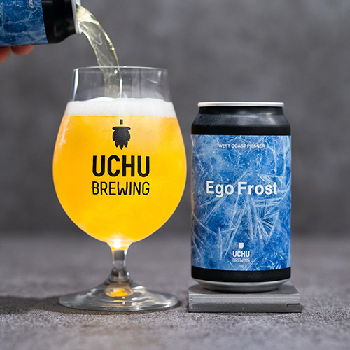 うちゅうブルーイング / エゴ・フロスト (West Coast Pilsner) 350ml缶 [UCHU BREWING / Ego Frost]