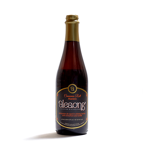 エールソング / シナモンロール・マエストロ 2025 (Barleywine ale aged in whiskey barrels with cinnamon and vanilla) 500ml瓶 [Alesong / Cinnamon Roll Maestro 2025]