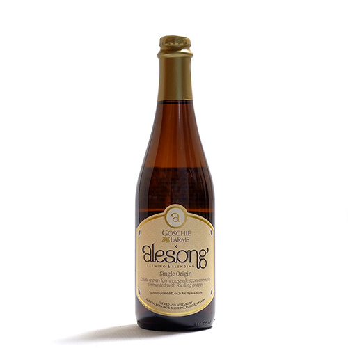 エールソング / シングルオリジン 2024 (Estate grown farmhouse ale spontaneously fermented with Riesling grapes) 500ml瓶 [Alesong / Single Origin 2024]