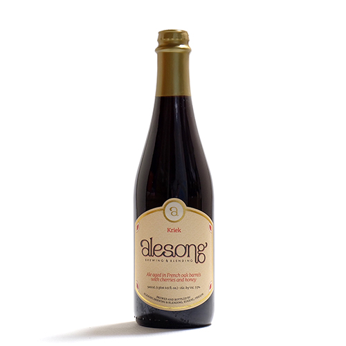 エールソング / クリーク 2023 (Ale aged in French oak barrels with cherries and honey) 500ml瓶 [Alesong / Kriek 2023]
