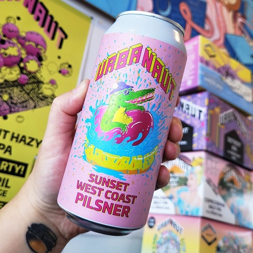 アーバノート / サンセットウェストコーストピルスナー (West Coast Pilsner) 440ml缶 [Urbanaut / Sunset West Coast Pilsner]