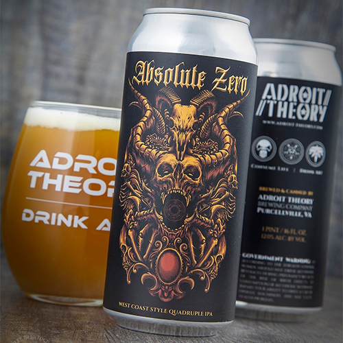 アドロイトセオリー / アブソリュート・ゼロ (DDH West Coast Quadruple IPA) 473ml缶 [Adroit Theory / Absolute Zero]