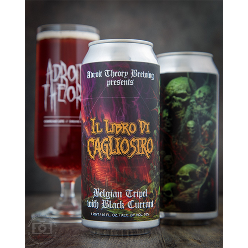 アドロイトセオリー / イル・リブロ・ディ・カリオストロ (Belgian Tripel with Black Currants) 473ml缶 [Adroit Theory / Il Libro Di Cagliostro]