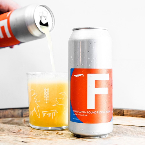 フィンバックブルワリー / マンハッタン バウンド エフ ローカル トレイン (Hazy Double IPA) 473ml缶 [Finback Brewery / Manhattan Bound F Local Train]